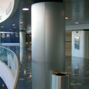 Column Covers, Architectural Interiors, Rigidized Metals