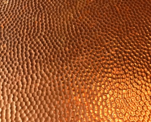 hammered copper texture